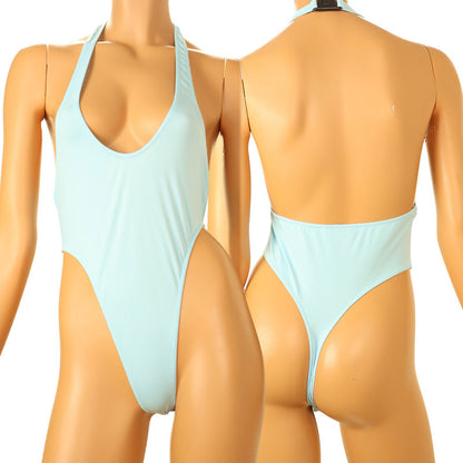 La-Pomme E6000 fabric T-back leotard bikini 94021, featuring a smooth and comfortable feel