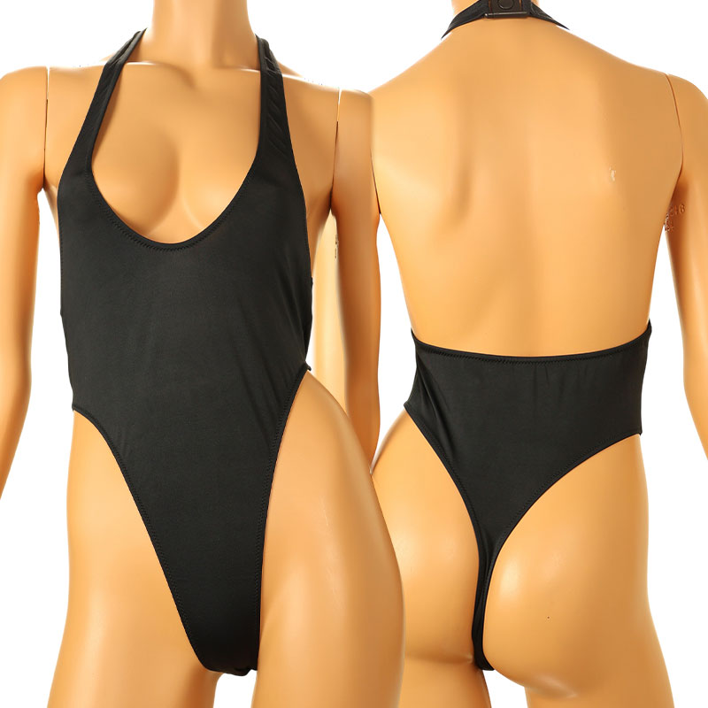 La-Pomme E6000 fabric T-back leotard bikini 94021, featuring a smooth and comfortable feel