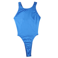 La Paume K2S fabric, glossy, competitive swimsuit type, half-back leotard 94951