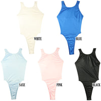 La Paume K2S fabric, glossy, competitive swimsuit type, half-back leotard 94951