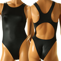 La Paume K2S fabric, glossy, competitive swimsuit type, half-back leotard 94951