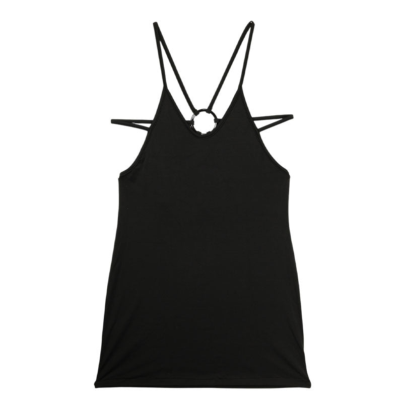 La Paum E6000 Fabric Simple Design Bodycon Mini Dress 94955