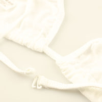 ラ・ポーム ブラ＆ショーツセット 通気性コットン 柔らか肌触り ハイパーローライズ BS002