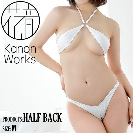 花音（Kanon Works）ライクラ生地 くい込み ハーフバック ランジェリーセット KBS004