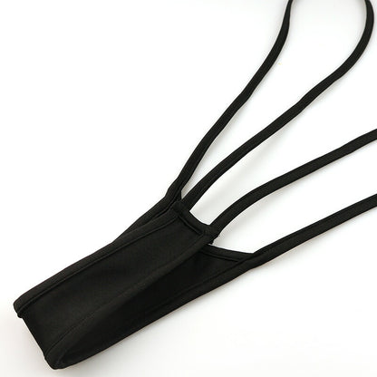 Kanon Works Sexy Suspender Shorts, Shiny Lycra Material, KPS006