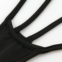 花音（Kanon Works）セクシーサスペンダーショーツ ライクラ光沢素材 KPS006