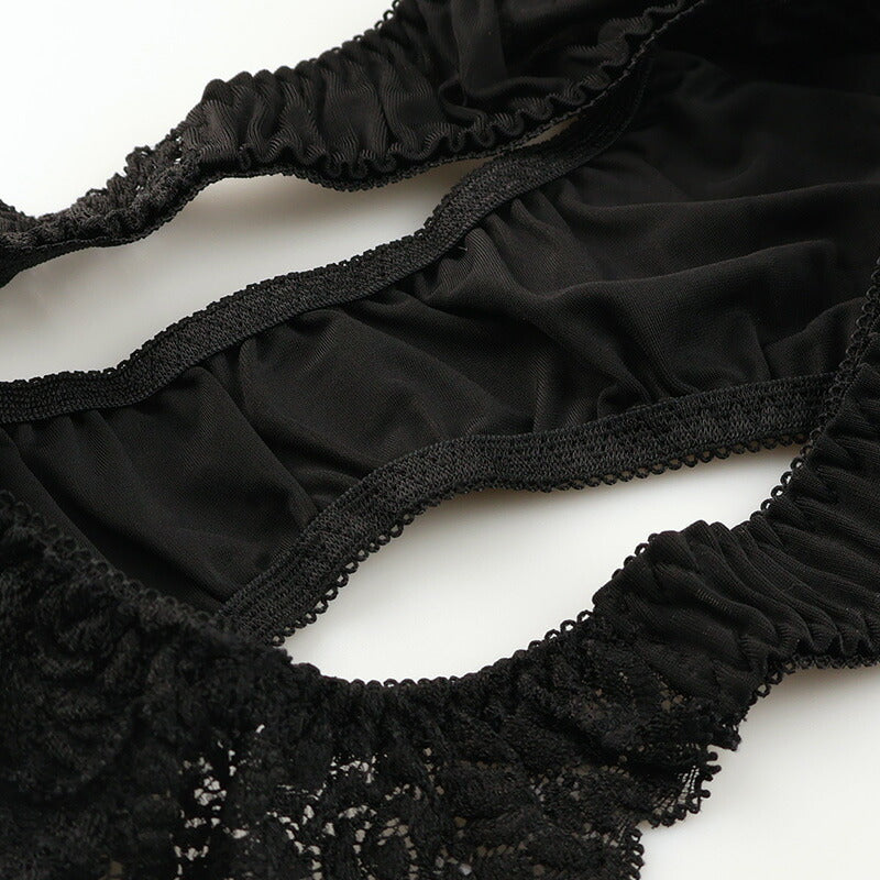 花音（Kanon Works）ストレッチレース フルバックショーツ しっとり快適 上品フィット KWS009