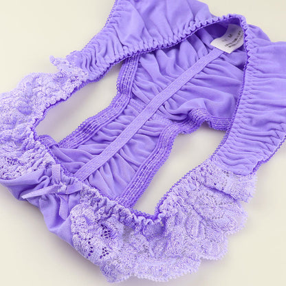 花音（Kanon Works）SSS生地 ストレッチレース くい込み フルバックショーツ KWS010