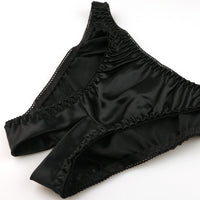 花音（Kanon Works）艶やかサテン素材 股ワレ仕様 セクシーフルバック KWS013