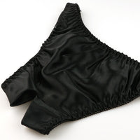 花音（Kanon Works）艶やかサテン素材 股ワレ仕様 セクシーフルバック KWS013