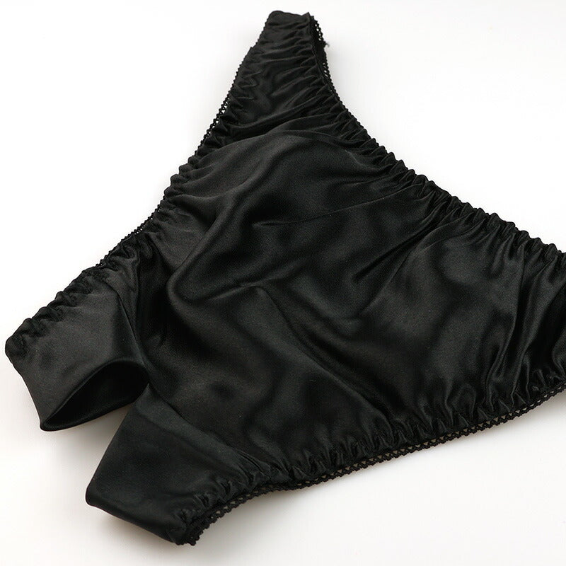 花音（Kanon Works）艶やかサテン素材 股ワレ仕様 セクシーフルバック KWS013