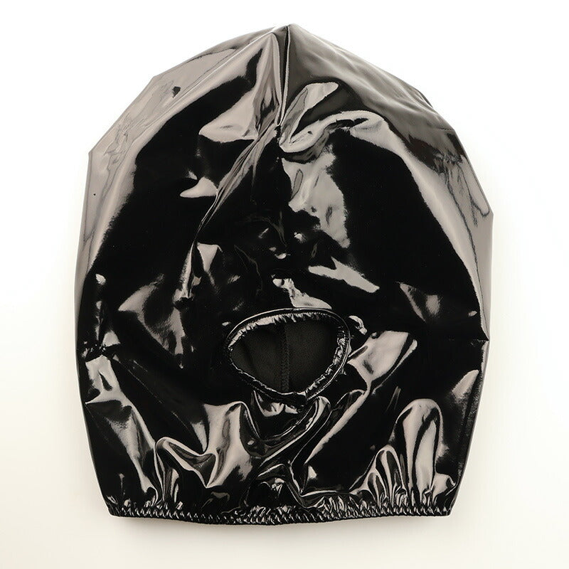 花音（Kanon Works）高級エナメル フェイスマスク 口開きタイプ 艶やか 光沢感 KZM004