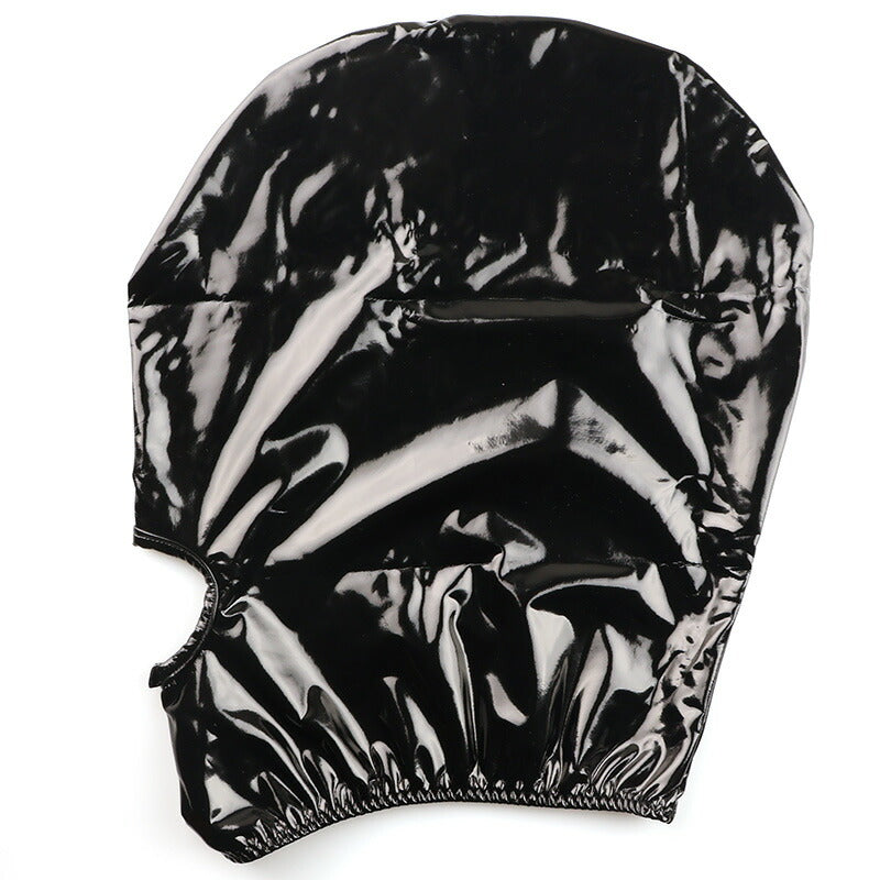 花音（Kanon Works）高級エナメル フェイスマスク 口開きタイプ 艶やか 光沢感 KZM004