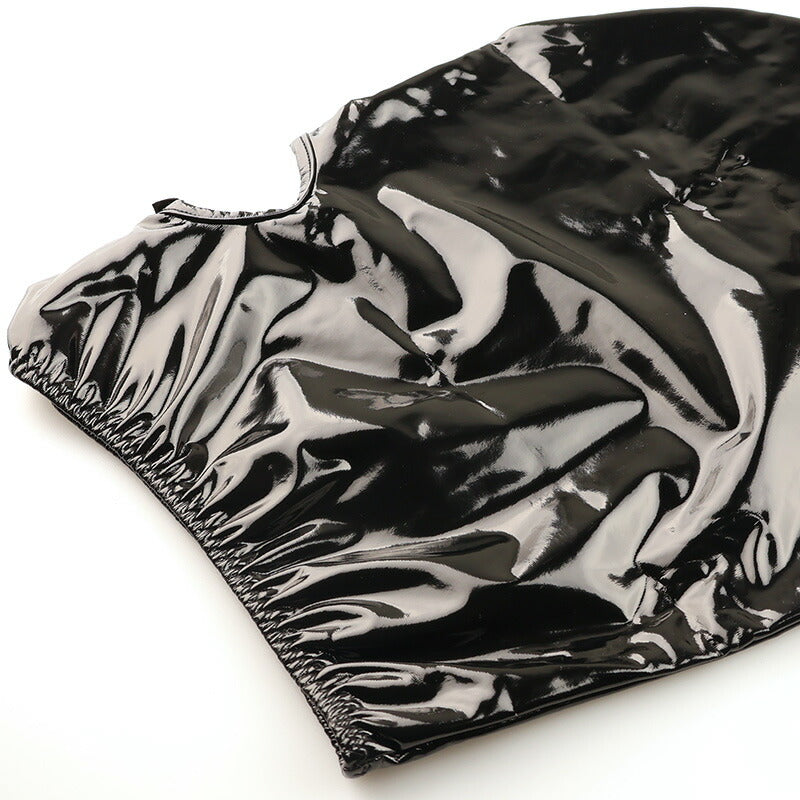 花音（Kanon Works）高級エナメル フェイスマスク 口開きタイプ 艶やか 光沢感 KZM004