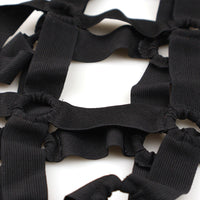 ラ・ポーム ライクラ生地 ソフトパワーゴム 亀甲デザインプレイスーツ LPS002