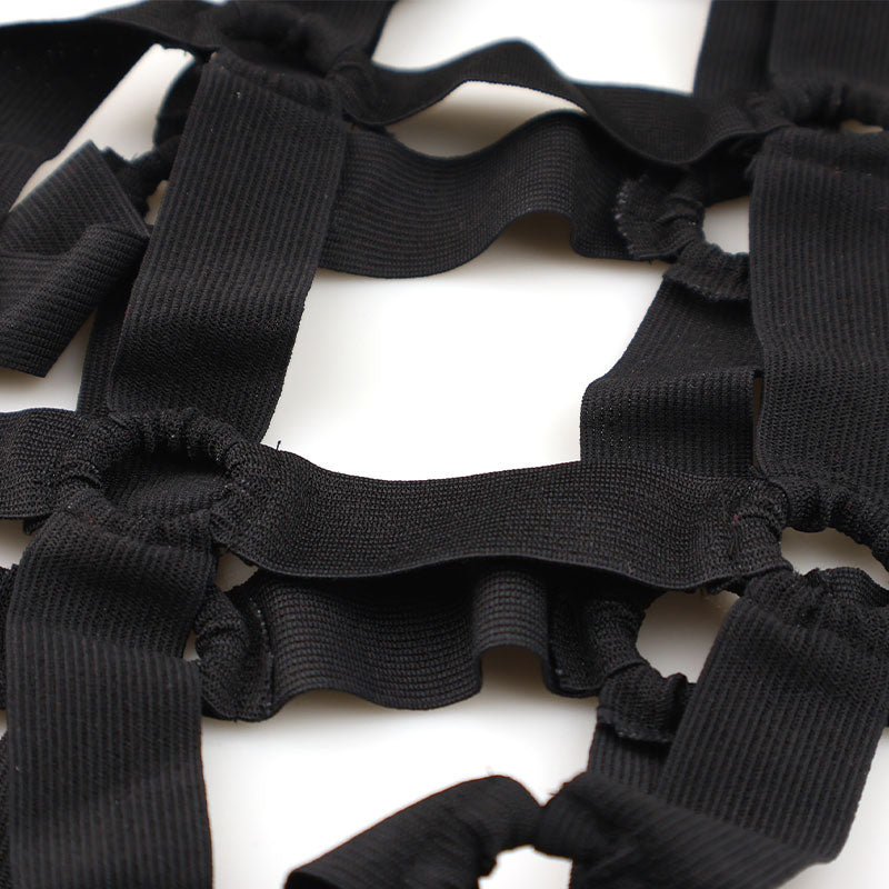 ラ・ポーム ライクラ生地 ソフトパワーゴム 亀甲デザインプレイスーツ LPS002