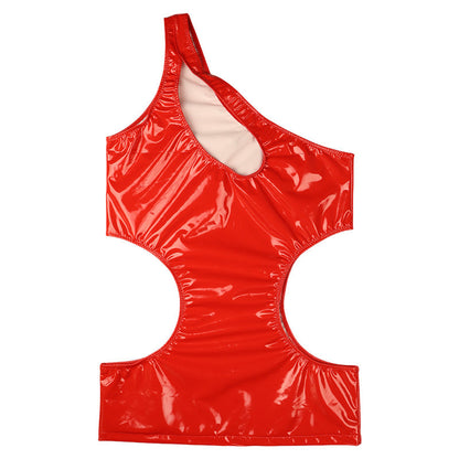 Cherry Love Patent Fabric Tight Bodycon Cherry Love Brand LS143