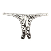 チェリーラブ 艶やか輝き メタリックTバックショーツ 股ワレ大胆デザイン LS168