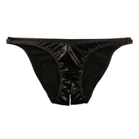 チェリーラブ 艶やか輝き メタリックフルバックショーツ 股ワレ大胆デザイン LS169