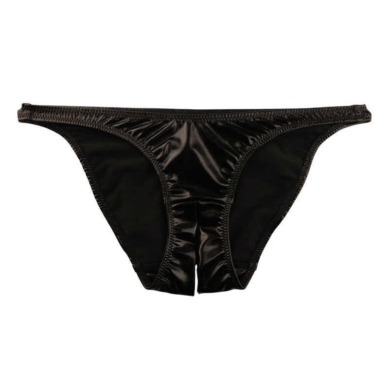 チェリーラブ 艶やか輝き メタリックフルバックショーツ 股ワレ大胆デザイン LS169