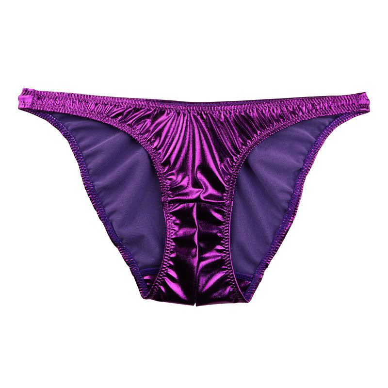 チェリーラブ 艶やか輝き メタリックフルバックショーツ 股ワレ大胆デザイン LS169