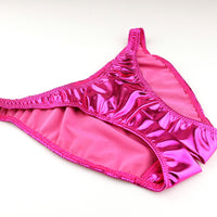 チェリーラブ 艶やか輝き メタリックフルバックショーツ 股ワレ大胆デザイン LS169