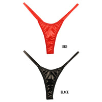 チェリーラブ 光沢エナメル生地 レディースハイレグTバックショーツ 脇細デザインでセクシー＆高級感 美しいラインと快適フィット LS194