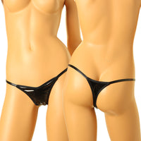 チェリーラブ 光沢エナメル生地 レディースハイレグTバックショーツ 脇細デザインでセクシー＆高級感 美しいラインと快適フィット LS194