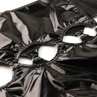 チェリーラブ エナメル光沢 ミニタイプボディコン×マイクロGストリングコスチュームセット LS200