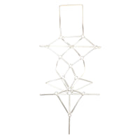 チェリーラブ キラキラメタリックプレイスーツ オープンバスト 格子模様 伸縮フィット LS207