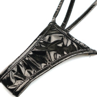 Cherry Love Enamel cross costume lingerie LS208, featuring a glossy, luxurious texture.