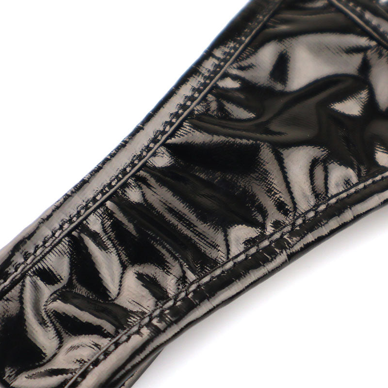 Cherry Love Enamel cross costume lingerie LS208, featuring a glossy, luxurious texture.