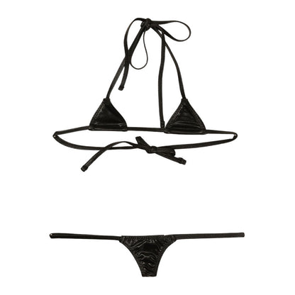 Cherry Love Metallic Sparkly Nano Triangle Bra & Panty Set (LS215)