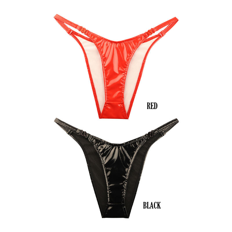 チェリーラブ ハーフバックショーツ エナメル 光沢 ハイレグ ワンタッチ LS217