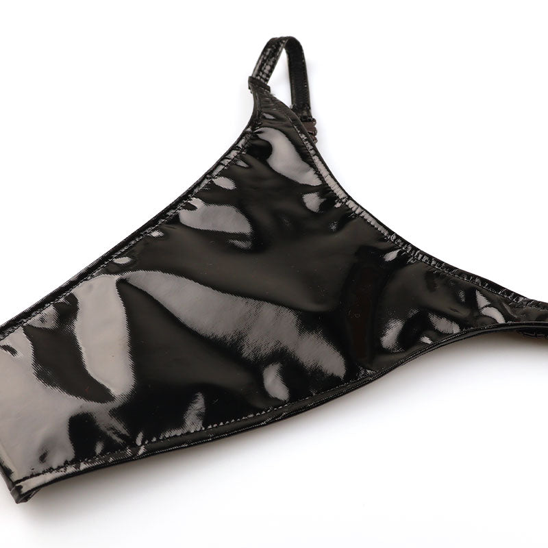 チェリーラブ ハーフバックショーツ エナメル 光沢 ハイレグ ワンタッチ LS217