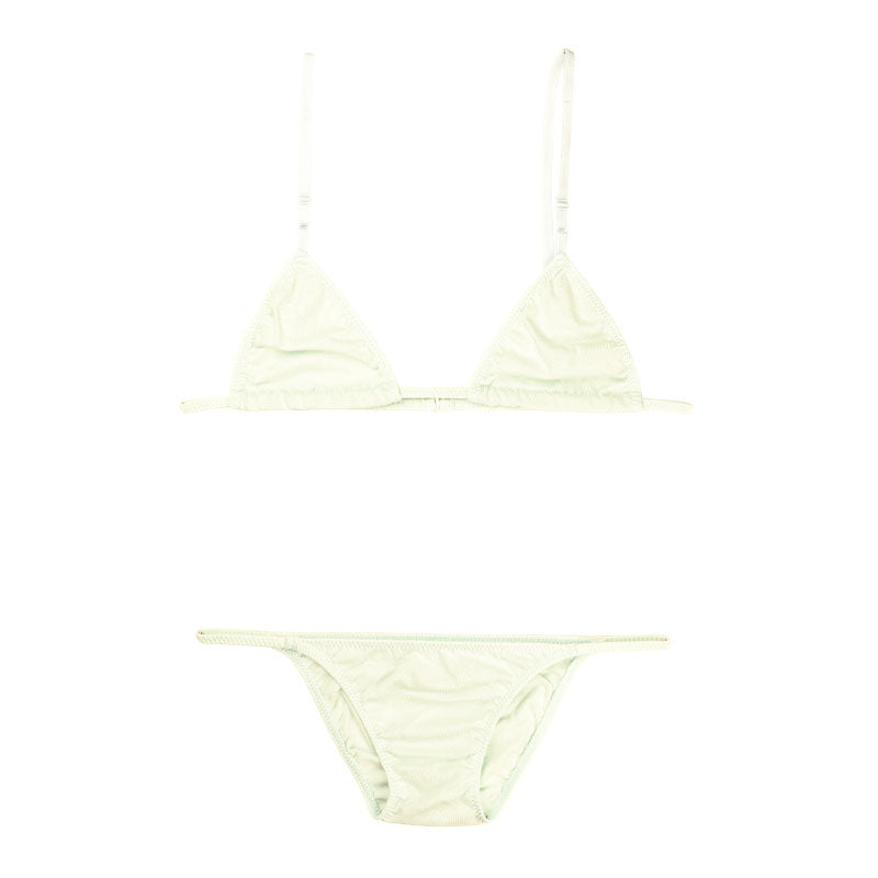 Men's Cotton Triangle Bra & Ultra-Shallow Nano Full Back Set (MBS001)