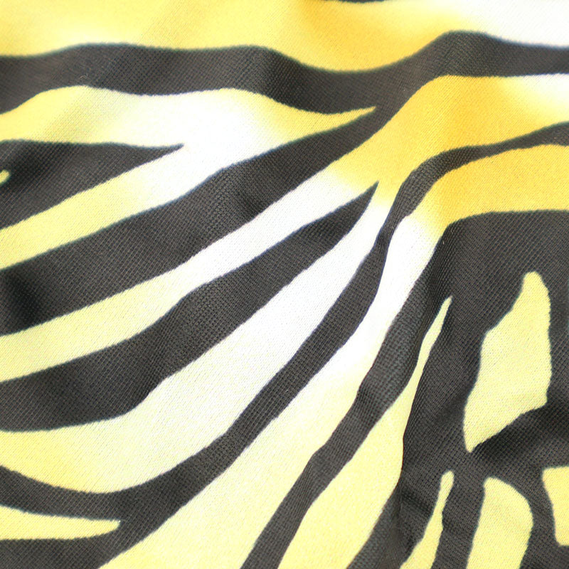 Men's Men's Bra & Panty Set, Shiny Silky Material, Zebra Print, Tie Closure MBS002