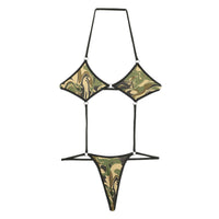 メンズ メンズプレイスーツ 光沢シルキー素材 伸縮性抜群 カモフラージュプリント タイトデザイン MPS002