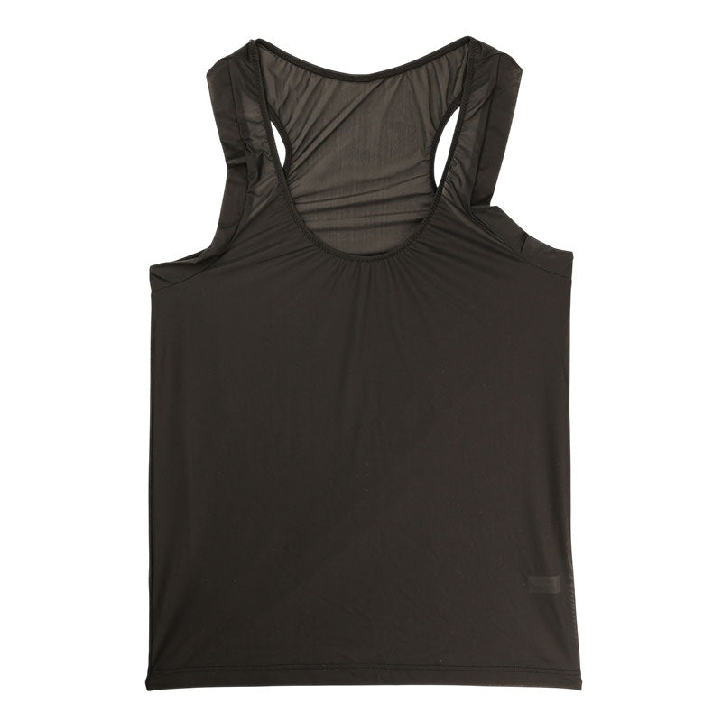 メンズ GUS生地 極薄 シースルー シャツ タンクトップ MTT01