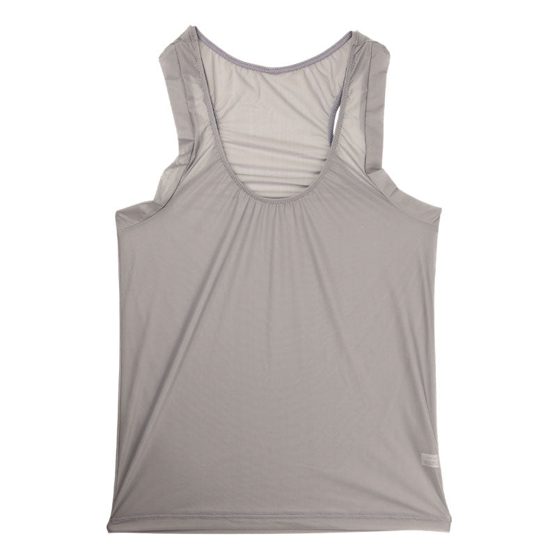 メンズ GUS生地 極薄 シースルー シャツ タンクトップ MTT01