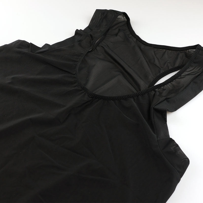 メンズ GUS生地 極薄 シースルー シャツ タンクトップ MTT01