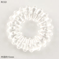 メンズ シリコンコックリング 男性用 持続力アップ 血流サポート トゲトゲ＆イボイボ RC1P