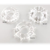 メンズ シリコンコックリング 男性用 持続力アップ 血流サポート トゲトゲ＆イボイボ RC1P