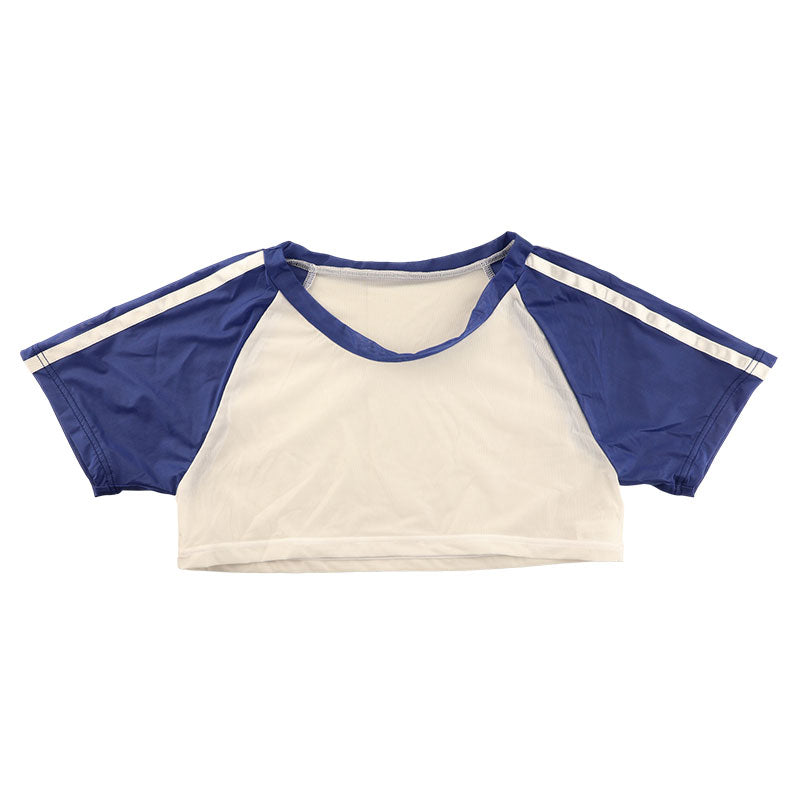 ラ・ポーム 超ミニ体操服 nanoタイプ GUS生地 透け感 2本ライン付き TA07