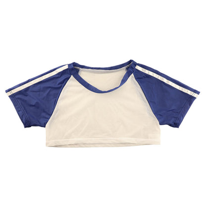 La Paum Ultra-Mini Gymnastics Uniform, Nano Type, GUS Fabric, Sheer, with Two Stripes, TA07