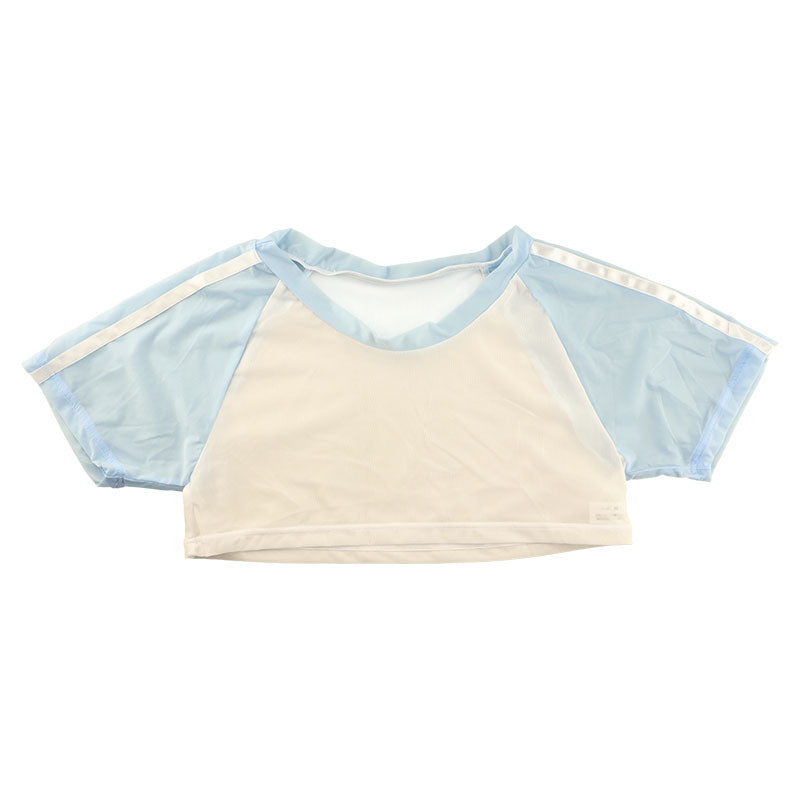 ラ・ポーム 超ミニ体操服 nanoタイプ GUS生地 透け感 2本ライン付き TA07