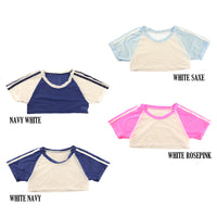 ラ・ポーム 超ミニ体操服 nanoタイプ GUS生地 透け感 2本ライン付き TA07