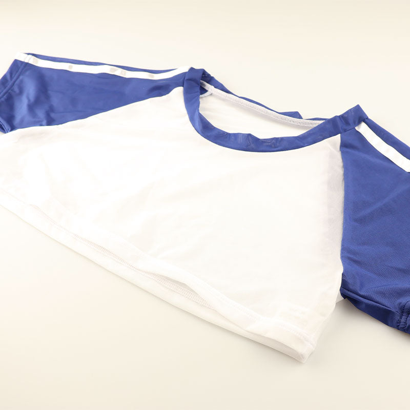 La Paum Ultra-Mini Gymnastics Uniform, Nano Type, GUS Fabric, Sheer, with Two Stripes, TA07