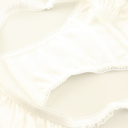 TAMAYURA Cotton Fabric Full-Back Shorts with Elastic Waistband TWS001