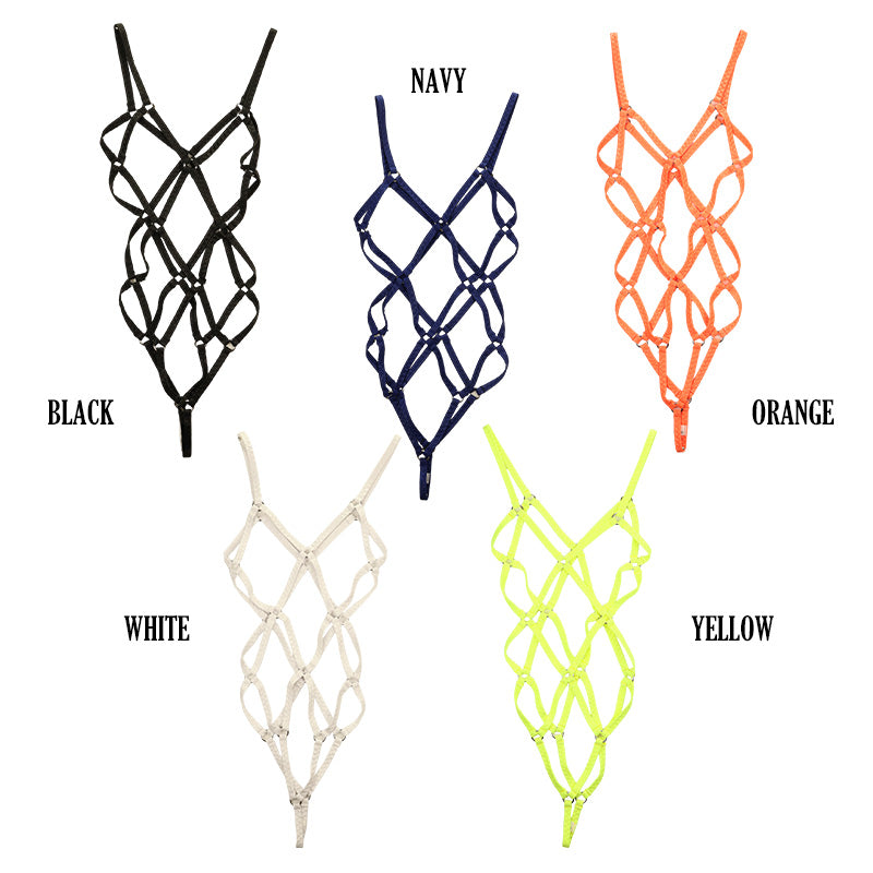 La-Pomme Super Wet Fabric Hexagonal Binding Playsuit UPS002